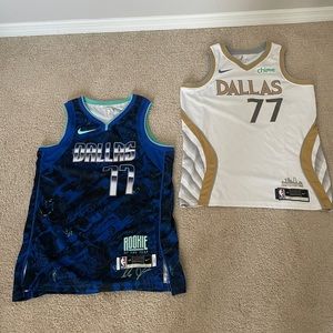 Two Luca Doncic jerseys - both size large